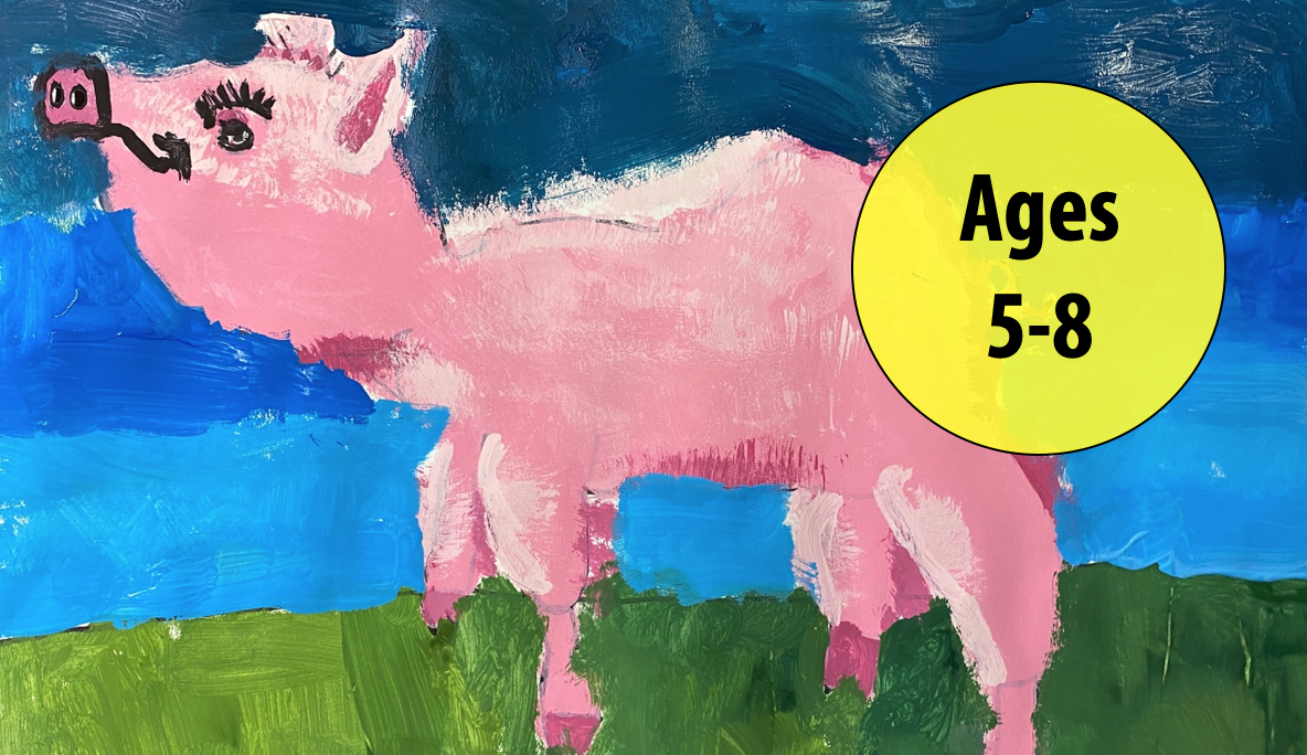 Summer Art Week 2: July 11-15, Painting (AM)/Oil Pastels (PM) For Ages 5-8 (In-person)