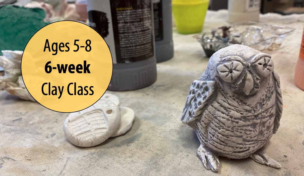 NEW! Nuts & Huts! Autumn Clay Critters w/Tracy Korneffel For Ages 5-8