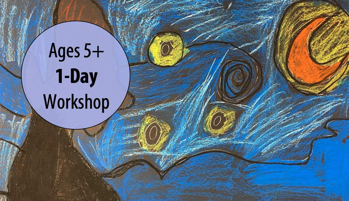 NEW! Let’s Get Cray Cray! Adult & Child Drawing w/Abby Rovaldi For Ages 5+